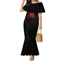 I'm Never Alone My Demon Are With Me Mermaid Dress - Wonder Print Shop