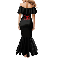 I'm Never Alone My Demon Are With Me Mermaid Dress - Wonder Print Shop