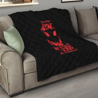 I'm Never Alone My Demon Are With Me Quilt - Wonder Print Shop
