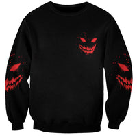 I'm Never Alone My Demon Are With Me Sweatshirt - Wonder Print Shop