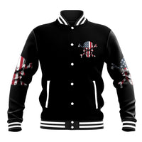 This Is America Patriotic Skull Baseball Jacket - Wonder Print Shop