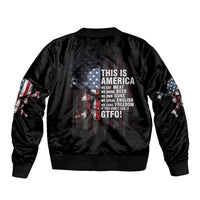 This Is America Patriotic Skull Bomber Jacket - Wonder Print Shop