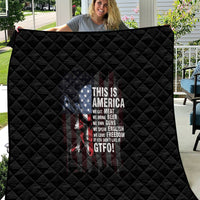 This Is America Patriotic Skull Quilt - Wonder Print Shop