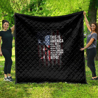 This Is America Patriotic Skull Quilt - Wonder Print Shop