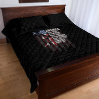 This Is America Patriotic Skull Quilt Bed Set - Wonder Print Shop