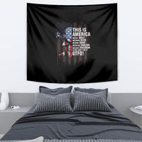 This Is America Patriotic Skull Tapestry - Wonder Print Shop