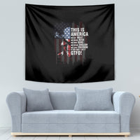 This Is America Patriotic Skull Tapestry - Wonder Print Shop