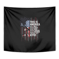 This Is America Patriotic Skull Tapestry - Wonder Print Shop