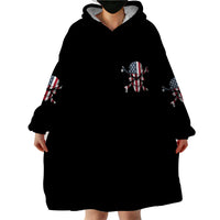 This Is America Patriotic Skull Wearable Blanket Hoodie - Wonder Print Shop