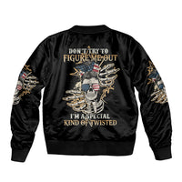 Don't Try To Figure Me Out Bomber Jacket - Wonder Print Shop