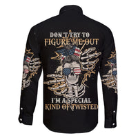 Don't Try To Figure Me Out Family Matching Short Sleeve Bodycon Dress and Hawaiian Shirt - Wonder Print Shop