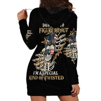 Don't Try To Figure Me Out Hoodie Dress - Wonder Print Shop