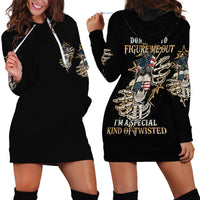 Don't Try To Figure Me Out Hoodie Dress - Wonder Print Shop