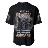 I Can't Go To Hell Reaper Bat Baseball Jersey - Wonder Print Shop