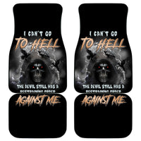 I Can't Go To Hell Reaper Bat Car Mats - Wonder Print Shop