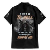 I Can't Go To Hell Reaper Bat Family Matching Mermaid Dress and Hawaiian Shirt - Wonder Print Shop