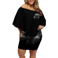 I Can't Go To Hell Reaper Bat Family Matching Off Shoulder Short Dress and Hawaiian Shirt - Wonder Print Shop