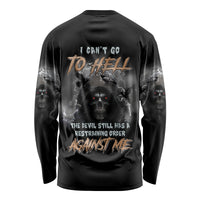 I Can't Go To Hell Reaper Bat Long Sleeve Shirt - Wonder Print Shop