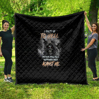 I Can't Go To Hell Reaper Bat Quilt - Wonder Print Shop