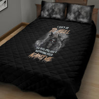 I Can't Go To Hell Reaper Bat Quilt Bed Set - Wonder Print Shop