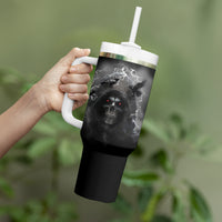 I Can't Go To Hell Reaper Bat Tumbler With Handle - Wonder Print Shop