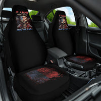 If Karma Doesn't Hit You Trust Me I Will Car Seat Cover - Wonder Print Shop