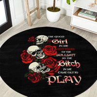 the-good-girl-in-me-3-skulls-rose-vintage-round-carpet