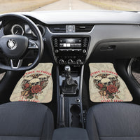Stuck Between Idk Idc And Idgaf Skull Car Mats - Wonder Print Shop