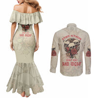 stuck-between-idk-idc-and-idgaf-skull-couples-matching-mermaid-dress-and-long-sleeve-button-shirt