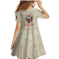 Stuck Between Idk Idc And Idgaf Skull Family Matching Mermaid Dress and Hawaiian Shirt - Wonder Print Shop