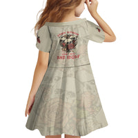 Stuck Between Idk Idc And Idgaf Skull Family Matching Off Shoulder Short Dress and Hawaiian Shirt - Wonder Print Shop