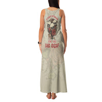 Stuck Between Idk Idc And Idgaf Skull Family Matching Tank Maxi Dress and Hawaiian Shirt - Wonder Print Shop