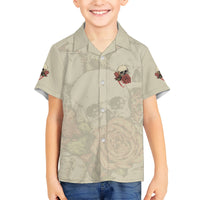 Stuck Between Idk Idc And Idgaf Skull Kid Hawaiian Shirt - Wonder Print Shop