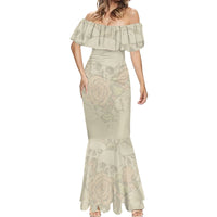 Stuck Between Idk Idc And Idgaf Skull Mermaid Dress - Wonder Print Shop