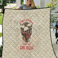 Stuck Between Idk Idc And Idgaf Skull Quilt - Wonder Print Shop