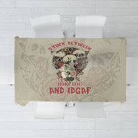 Stuck Between Idk Idc And Idgaf Skull Tablecloth - Wonder Print Shop