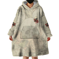 Stuck Between Idk Idc And Idgaf Skull Wearable Blanket Hoodie - Wonder Print Shop