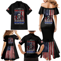 I Am A Grumpy Old Man Family Matching Mermaid Dress and Hawaiian Shirt - Wonder Print Shop