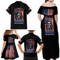 I Am A Grumpy Old Man Family Matching Off Shoulder Maxi Dress and Hawaiian Shirt - Wonder Print Shop