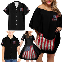 I Am A Grumpy Old Man Family Matching Off Shoulder Short Dress and Hawaiian Shirt - Wonder Print Shop