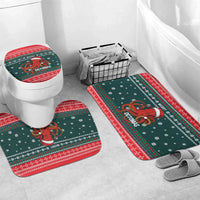 Merry Octomas Christmas Bathroom Set Xmas Holiday Patterns - Wonder Print Shop