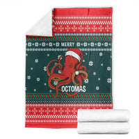 Merry Octomas Christmas Blanket Xmas Holiday Patterns - Wonder Print Shop
