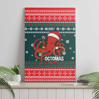 Merry Octomas Christmas Canvas Wall Art Xmas Holiday Patterns - Wonder Print Shop