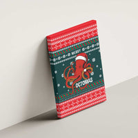 Merry Octomas Christmas Canvas Wall Art Xmas Holiday Patterns - Wonder Print Shop