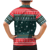 Merry Octomas Christmas Family Matching Mermaid Dress and Hawaiian Shirt Xmas Holiday Patterns - Wonder Print Shop