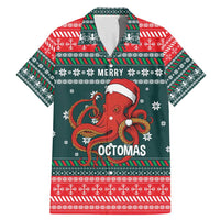 Merry Octomas Christmas Family Matching Mermaid Dress and Hawaiian Shirt Xmas Holiday Patterns - Wonder Print Shop