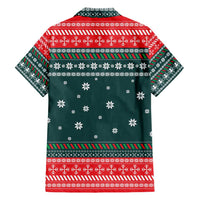 Merry Octomas Christmas Family Matching Short Sleeve Bodycon Dress and Hawaiian Shirt Xmas Holiday Patterns - Wonder Print Shop