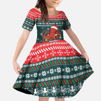 Merry Octomas Christmas Family Matching Tank Maxi Dress and Hawaiian Shirt Xmas Holiday Patterns - Wonder Print Shop