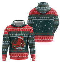 Merry Octomas Christmas Hoodie Xmas Holiday Patterns - Wonder Print Shop