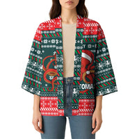 Merry Octomas Christmas Kimono Xmas Holiday Patterns - Wonder Print Shop